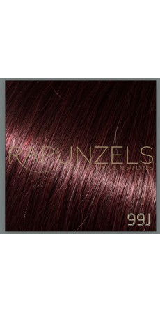 1 Gram 16" Pre Bonded Nail Tip Colour #99J Cheryls Burgundy (25 Strands)